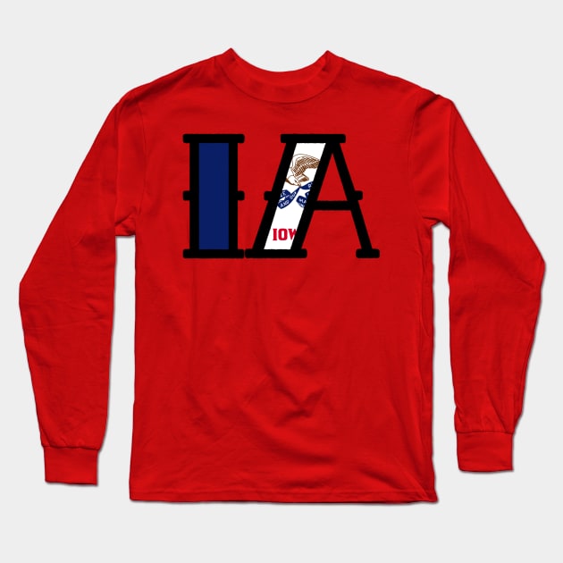 Iowa Long Sleeve T-Shirt by kmtnewsmans